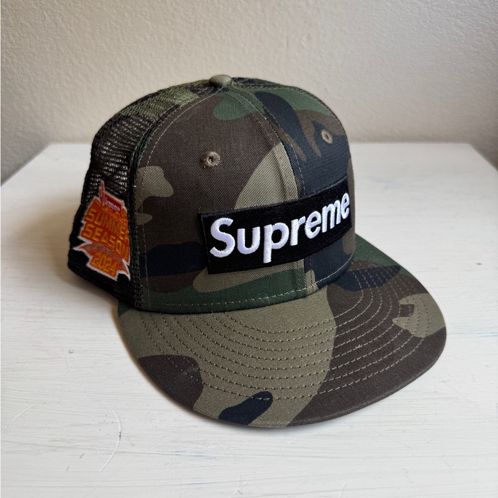 Supreme Camouflage Trucker Hat Summer Season 2024 size 7 1/4